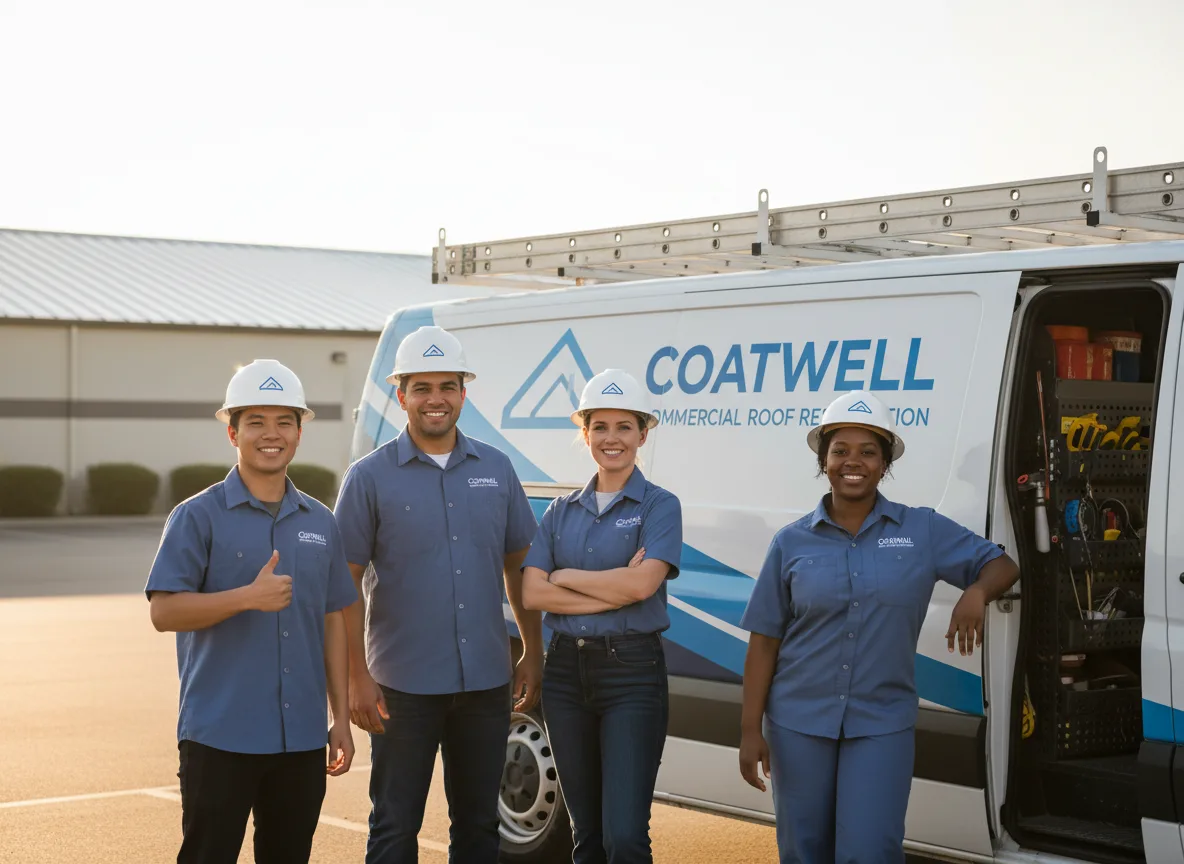 Commercial roof coating company in Dowell, IL
